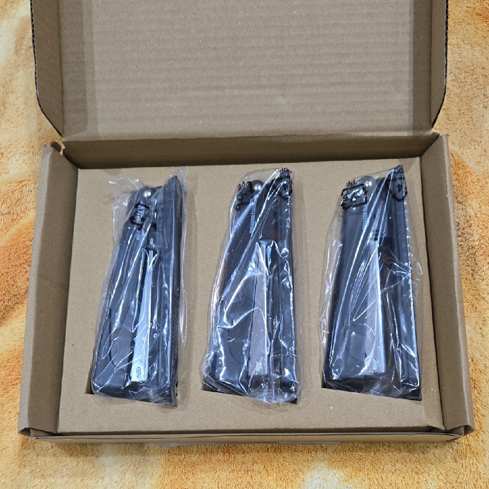 Set of Three Black Staplers